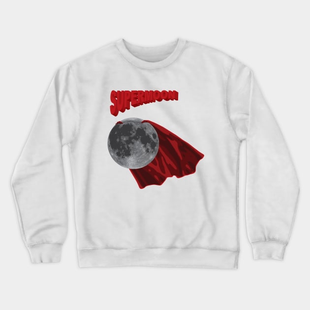 Supermoon Crewneck Sweatshirt by sirtoddington